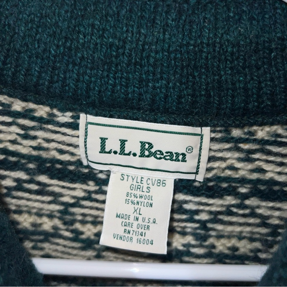 L.L. Bean Wool Cardigan sweater women’s XL - Picture 2 of 3